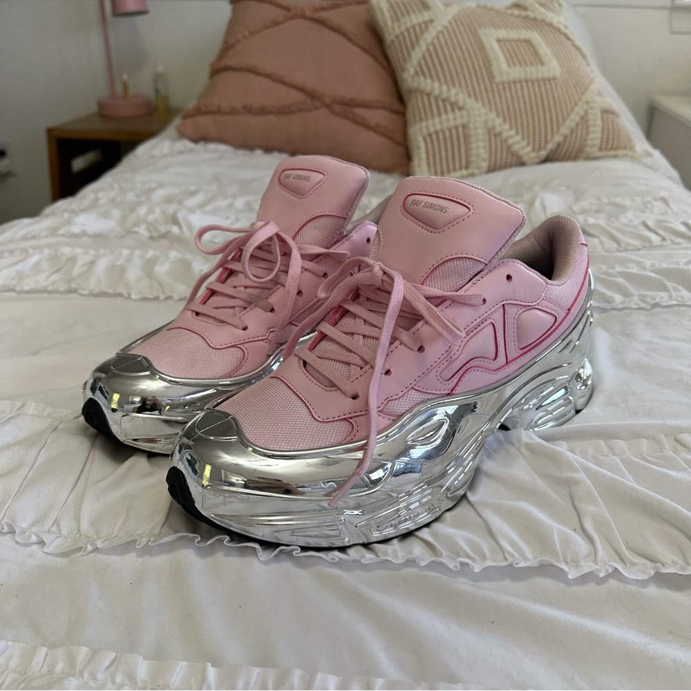 Adidas Ozweego Raf Simons Clear Pink Silver Metallic